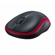 羅技 M186 無(wú)線光學(xué)鼠標(biāo) 紅黑色