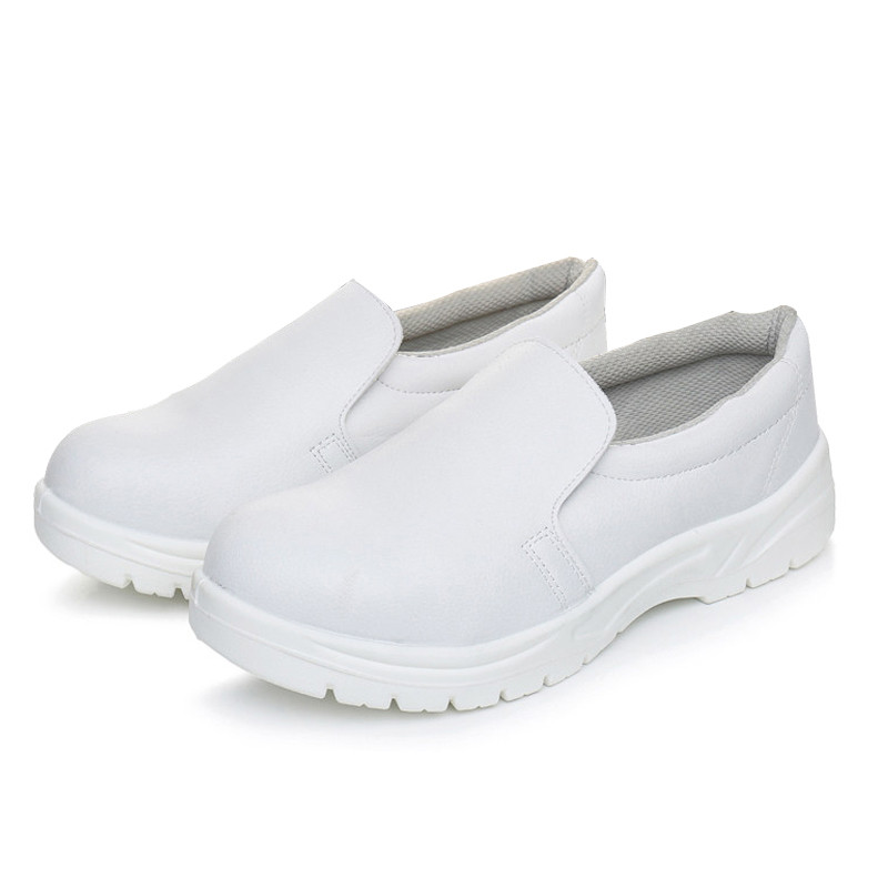 國(guó)產(chǎn) B811 防靜電PU安全鞋 白色