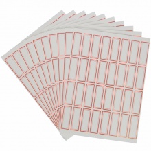 卓聯(lián) ZL-105 自粘性手寫標(biāo)簽 35mm×13.8mm 紅色