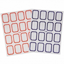 卓聯(lián) ZL-108 自粘性手寫標(biāo)簽 37mm×27mm 紅色