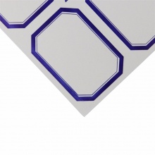 卓聯(lián) ZL-201 自粘性手寫標(biāo)簽 75mm×55mm 藍(lán)色