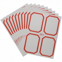 卓聯(lián) ZL-201 自粘性手寫標簽 75mm×55mm 紅色