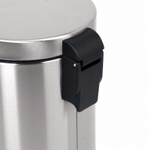 EKO 9215 心悅圓形腳踏靜音垃圾桶 8L 砂鋼色 