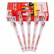 晨光 MF2018 米菲針管簽字筆 0.38mm 紅色 12支/盒