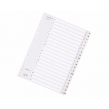 齊心 IX900 易分類 字母索引紙 A4 21頁A-Z 11孔 PP