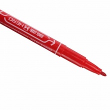 英雄 883 雙頭記號筆 紅色