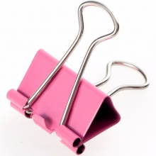 齊心 B3632 彩色長(zhǎng)尾票夾 41mm 24只/筒