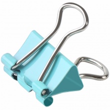 齊心 B3631 彩色長尾票夾 50mm 24只/筒