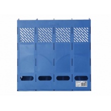 齊心(Comix) B2174 牢固耐用四聯(lián)文件盤 藍色