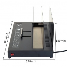 得力 14671 熱熔裝訂機 A4 黑色