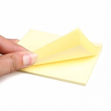 3M 657 報事貼便條紙 102*76mm 黃色 100張/本