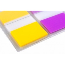 3M 680-2PK-3 透明指示標簽(黃+紫)20片*2色 25*44mm