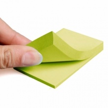 3M 654P 報(bào)事貼便條紙經(jīng)典系列 76*76mm 綠色 100頁(yè)