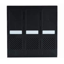 得力 9833 三聯(lián)文件框/文件欄 黑色