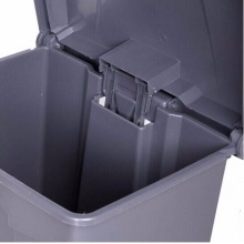 白云 AF07331 腳踏式垃圾桶 45L 灰色