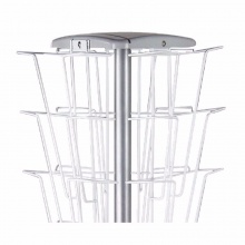 得力 9306 雜志架旋轉(zhuǎn)型 450*450*1365mm 灰色