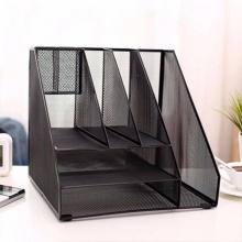 得力 9832 金屬材質(zhì)多功能組合式文件框 黑色