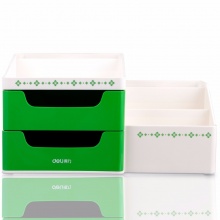 得力 8900 多功能文具收納盒 綠色