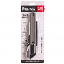 得力 2057 大號美工刀 18mm 銀色