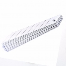 得力 2015 進(jìn)口30度合金美工刀片 9mm 銀色