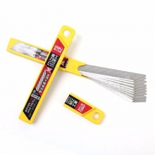 得力 2015 進(jìn)口30度合金美工刀片 9mm 銀色