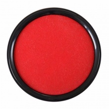 得力 9870 圓形塑殼秒干印臺 95mm 紅色