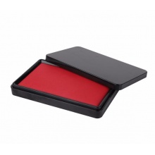 得力 9896 長方形秒干印臺(tái) 紅色