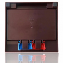 得力 9850 雙色半自動(dòng)打印臺(tái) 混色