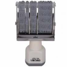 得力 7527 日期印 灰白色