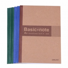 得力 7674 ?？ㄏ盗袩o線裝訂本A5 混色 60頁