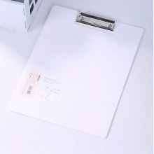 得力 72500 樂(lè)素系列豎式折頁(yè)板夾 A4 白色