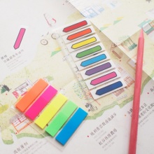 N次貼 34013 塑料透明5色熒光標(biāo)簽 2