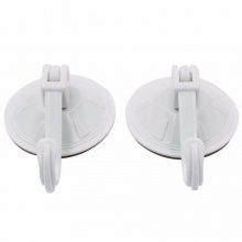 茶花 2929 加鎖式吸盤鉤 小號 2個裝