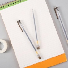 晨光 GP1280 磨砂桿葫蘆頭中性筆 0.5mm 黑色 12支/盒