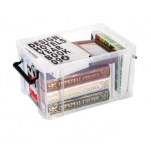 禧天龍 X-6030 塑料收納整理箱 535*390*325mm 透明 45L