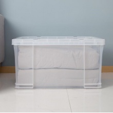 禧天龍 X-6170 塑料收納整理箱 655*430*340mm 透明 65L