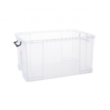 禧天龍 X-6171 塑料收納整理箱 720*492*384mm 透明 96L