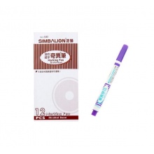 雄獅 NO.600 油性細(xì)字奇異筆記號筆 1.0mm 紫色