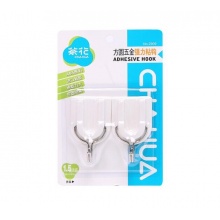 茶花 2909 方圓五金強力型掛鉤 2只裝