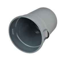 白云 AF07509 圓形大號(hào)垃圾桶(不帶底座）120L 灰色