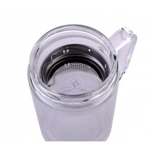 得力 6102 雙層隔熱玻璃杯 420ml