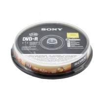 索尼 DVD-R 刻錄光盤 4.7G （10片裝）
