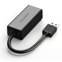 綠聯(lián) 20256 千兆有線網(wǎng)卡 USB轉(zhuǎn)RJ45網(wǎng)線接口 黑色