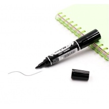 斑馬(ZEBRA) MO-150-MC-BK 大雙頭油性記號筆 黑色 10支/盒