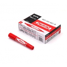 斑馬(ZEBRA) MO-150-MC-R 大雙頭油性記號筆 紅色 10支/盒