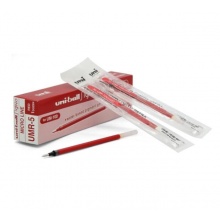 三菱 UMR-5 中性筆芯 0.5mm 紅色 12支/盒