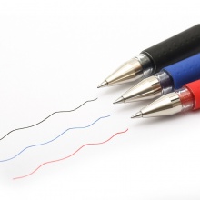 三菱 UM-151 極細防水雙珠水筆/啫哩筆 0.38mm 紅色