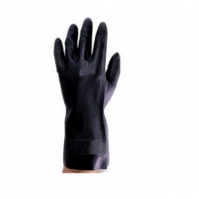 霍尼韋爾 2095020 經典款氯丁橡膠防化手套 黑色 07碼 10雙/包