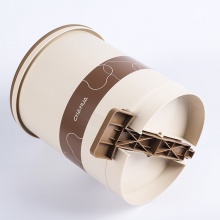 茶花 15021k 腳踏圓形垃圾桶 6L