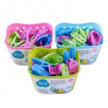 茶花 0746 塑料被夾 6只/袋